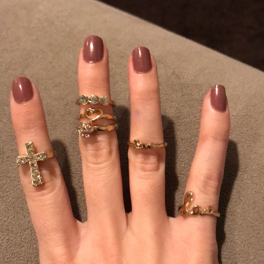 Gold Midi Rings